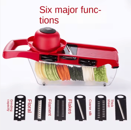 10-in-1 Adjustable Mandolin Slicer for Fruits | Multifunction Kitchen Tool