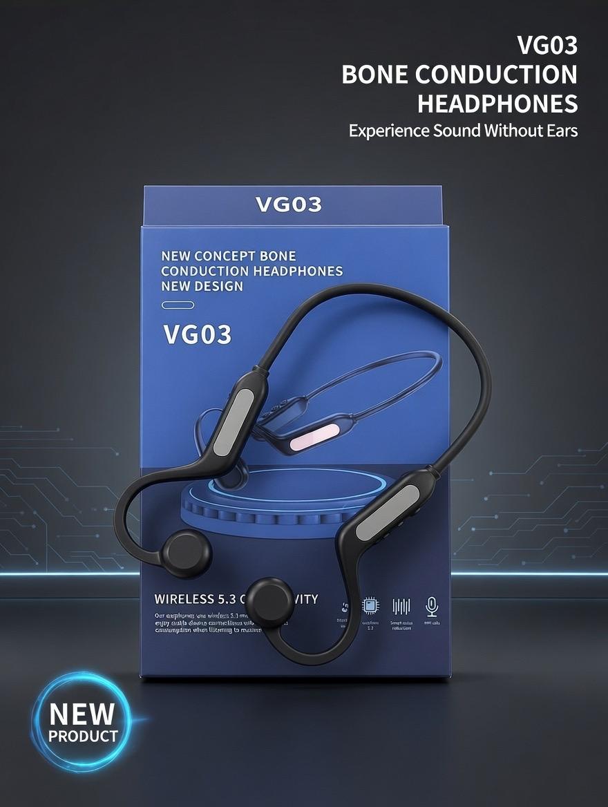 VG03 Bone Conduction Wireless Headphones